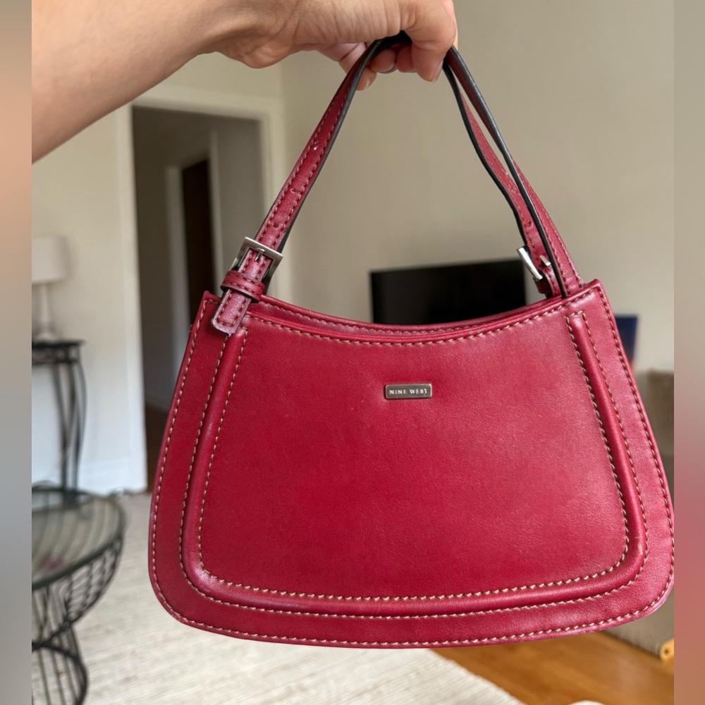 Nine West Burgundy Shoulder Bag